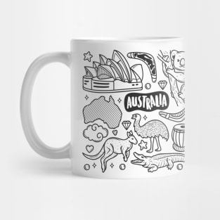 Australia Abstract Mug